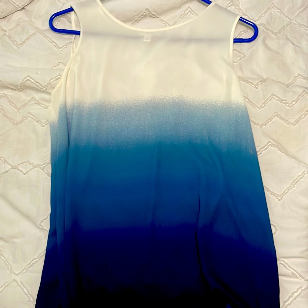 Chiffon fade top